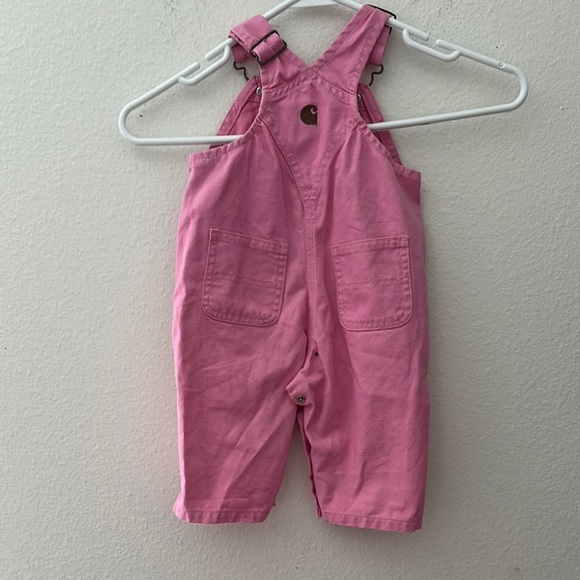 Carhartt Pink baby Overalls Durable Cotton Design - Picture 3 of 4